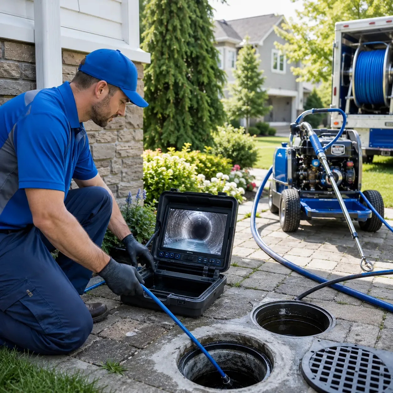 Outdoor drain cleaning professionals serving Montrose, PA
